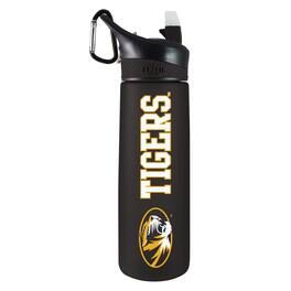 The Fanatic Group - Missouri Tigers 24oz. Tritan Plastic Sport Bottle - Black