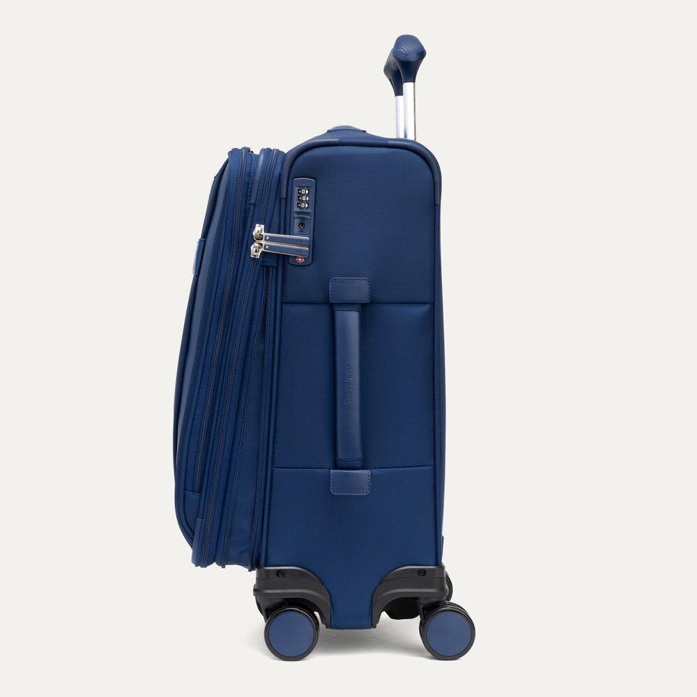 Back. Travelpro - Travelpro Versapack + Softside Carry-On & Large Spinner Luggage Set - Estate Blue.