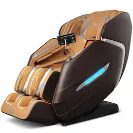 MassaMax - Mega A580-the largest massage chair in the world (Fits Height range 5ft2in- 6ft10in) - Brown