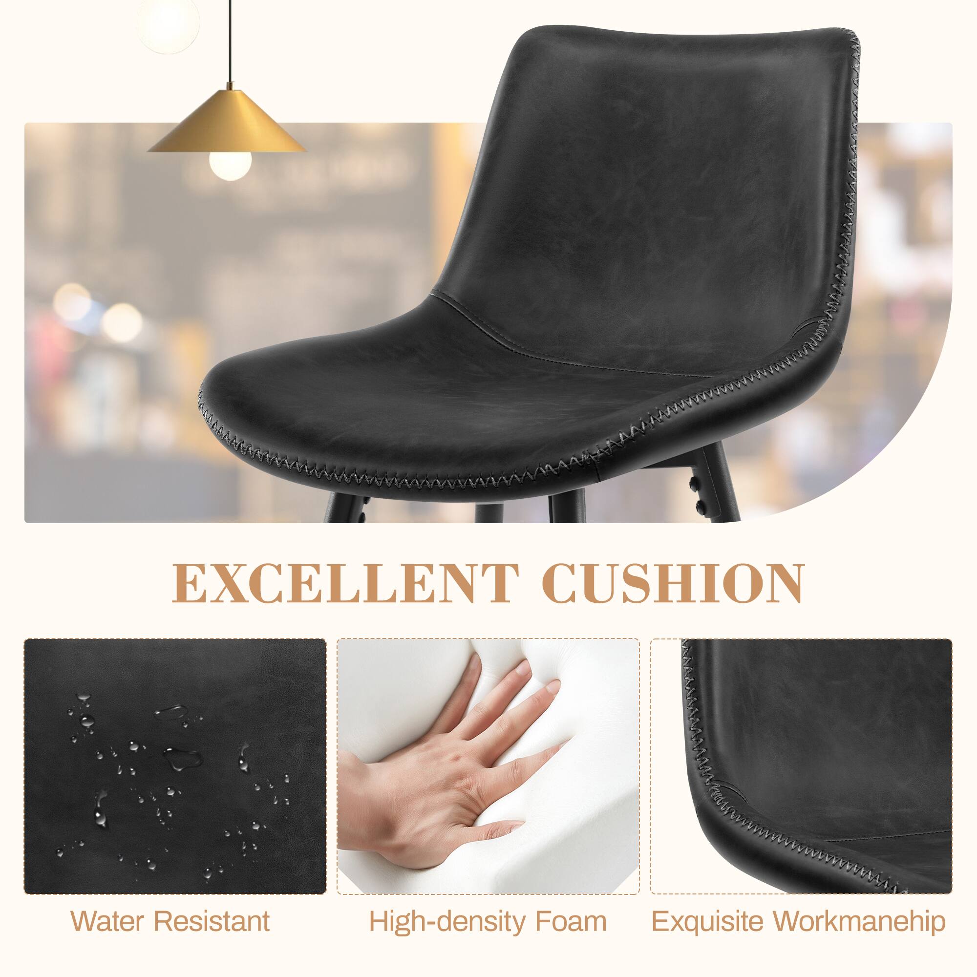 EXCELLENT CUSHION

- Water Resistant
- High-density Foam
- Exquisite Workmanship