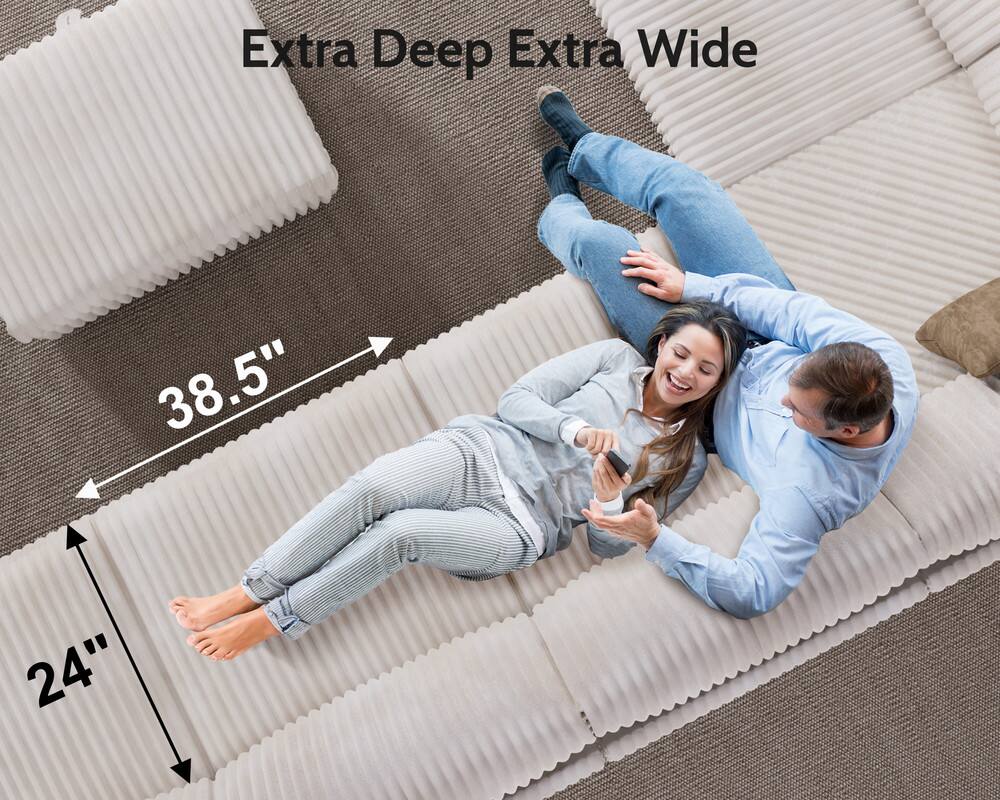 Extra Deep Extra Wide  
38.5"  
24"