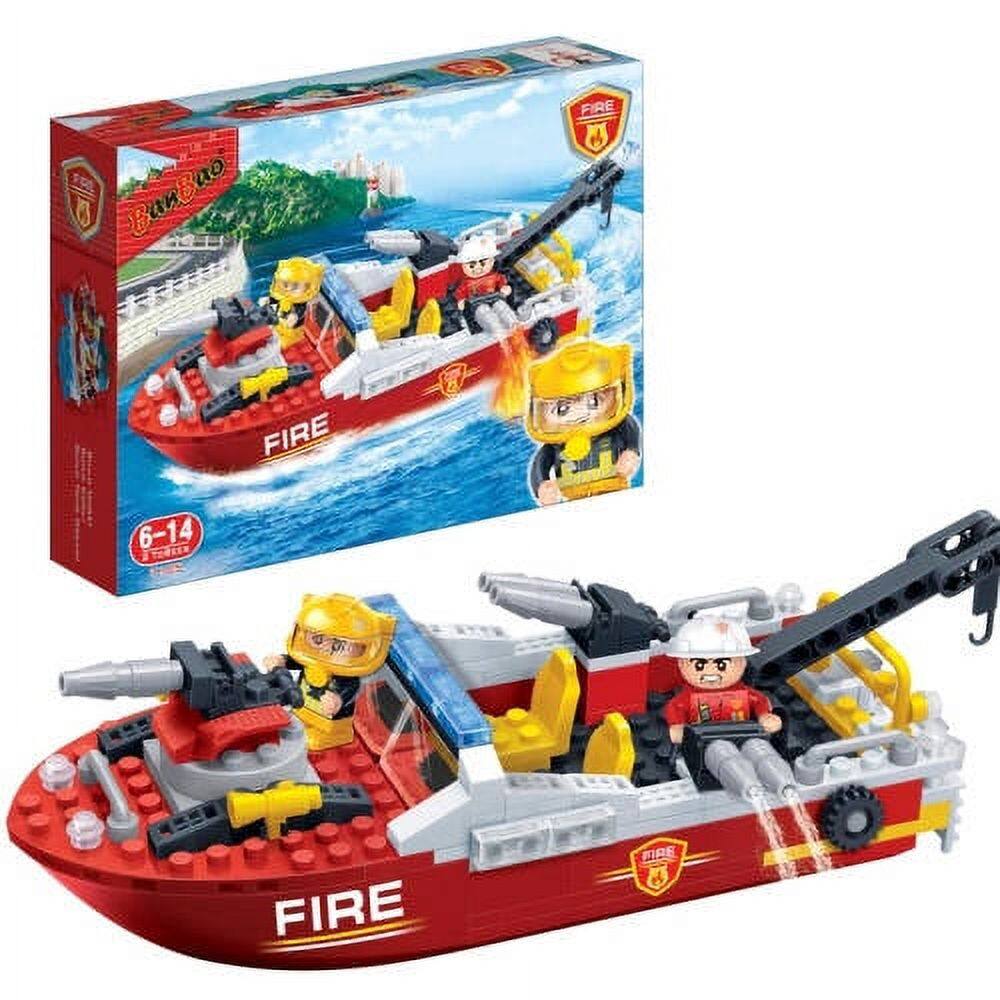Sure, here is the corrected and grouped text from the image:

**Box:**
- FIRE
- 6-14
- FIRE
- FIRE

**Boat:**
- FIRE
- FIRE