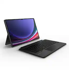 Dexnor - Keyboard Case for Samsung Galaxy Tab S10 Ultra/ S9 Ultra 14.6” Magnetic Cover, Multi-Touch Trackpad Backlit S Pen Holder - Black