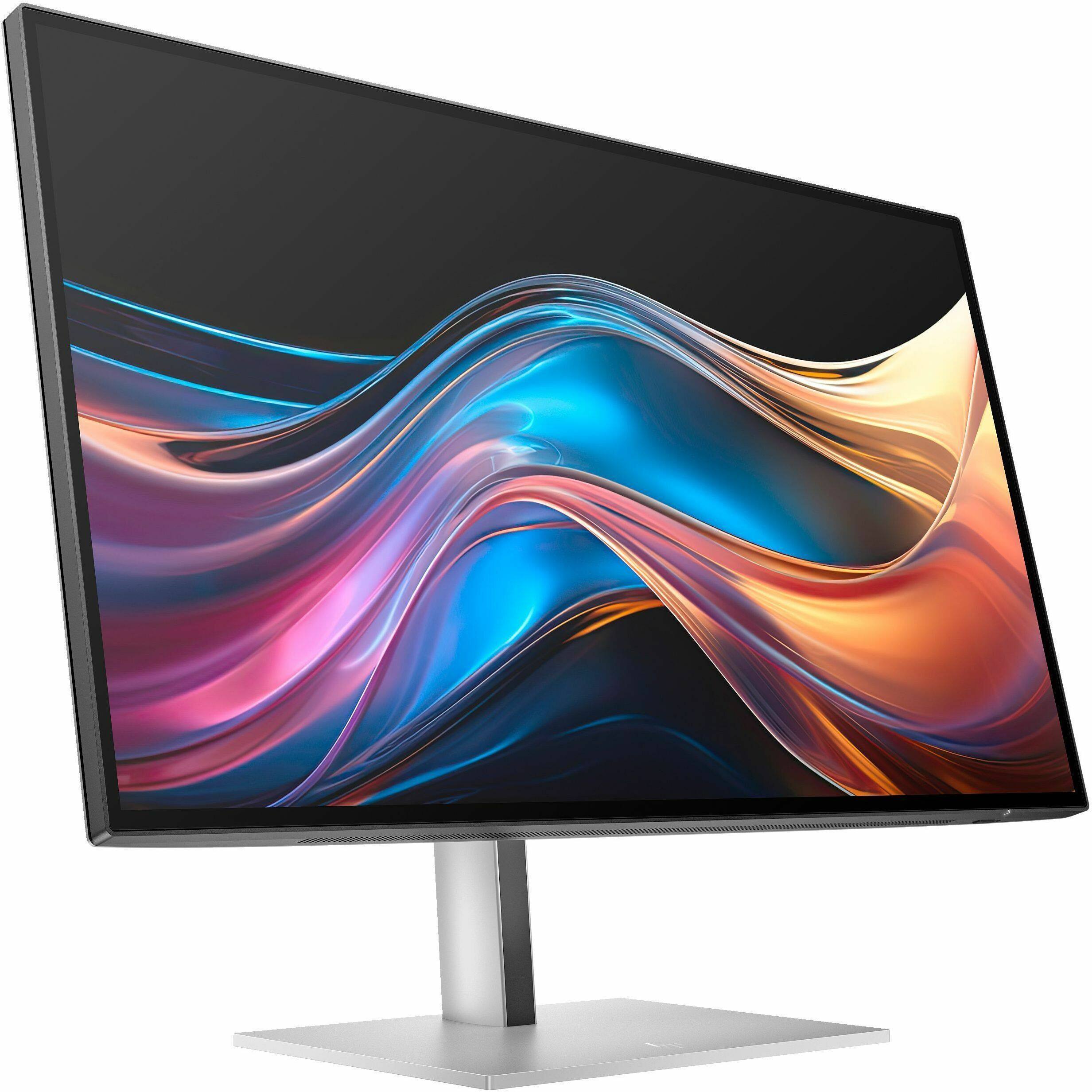 Alt View 1. HP - HP 727pq 27" Class WQHD LED Monitor - 16:9 - Natural Silver - 27" Viewable - In-plane Switching (IPS) Black Technology - Black.