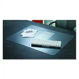 Artistic - KrystalView Desk Pad with Antimicrobial Protection Matte Finish 22" x 17" Clear
