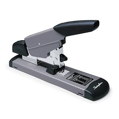 Front. Swingline - Heavy Duty Desktop Stapler, 160-Sheet Capacity - Black/Gray.