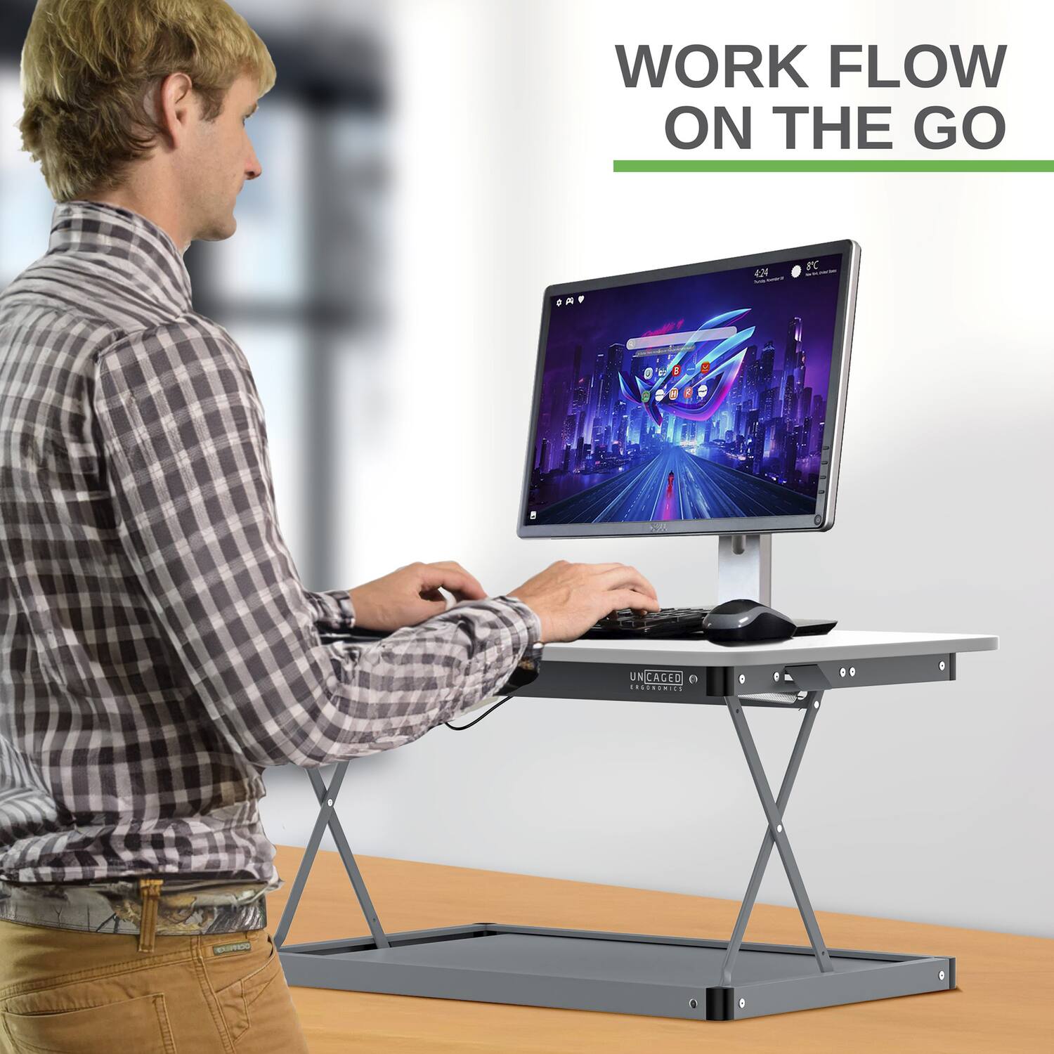 WORK FLOW ON THE GO

424 - OnF - W 5 . KA UNCAGED A NONENITE aida