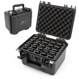 CASEMATIX - Harmonica Case for Multiple Harmonicas Fits Up to 25 Hohner, Fender and Other Harmonicas up to 5 inches
