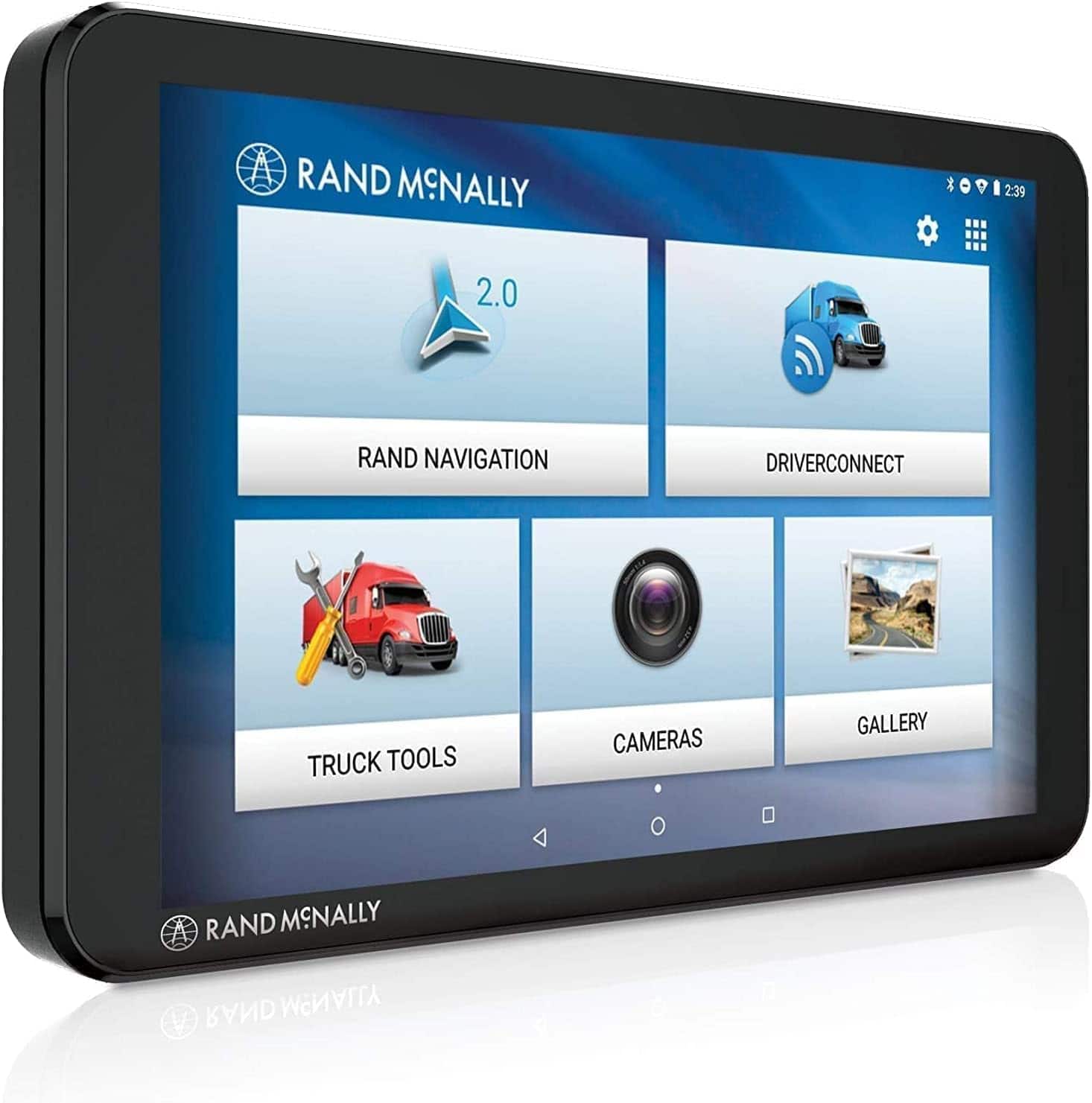 Rand McNally - TND Tablet 85 8-inch GPS Truck Navigator with Built-in Dash Camera - Black