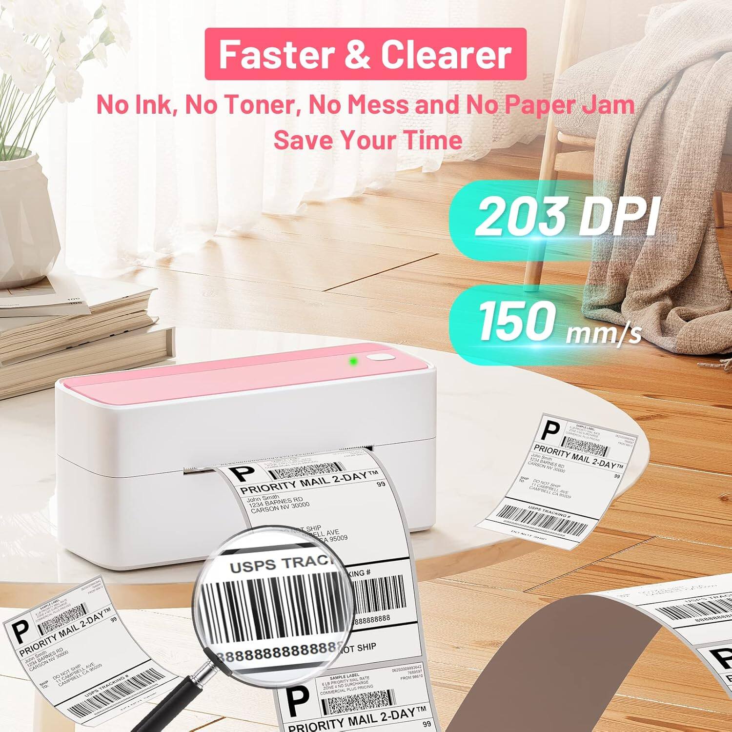 Faster & Clearer  
No Ink, No Toner, No Mess and No Paper Jam  
Save Your Time  

203 DPI  
150 mm/s  

PRIORITY MAIL 2-DAY  
USPS TRACKING  
8888888888888888888888888888888888888888888888888888888888888888888888888888888888888888888888888888888888888888888888888888888888888888888888888888888888888888888888888888888888888888888888888888888888888888