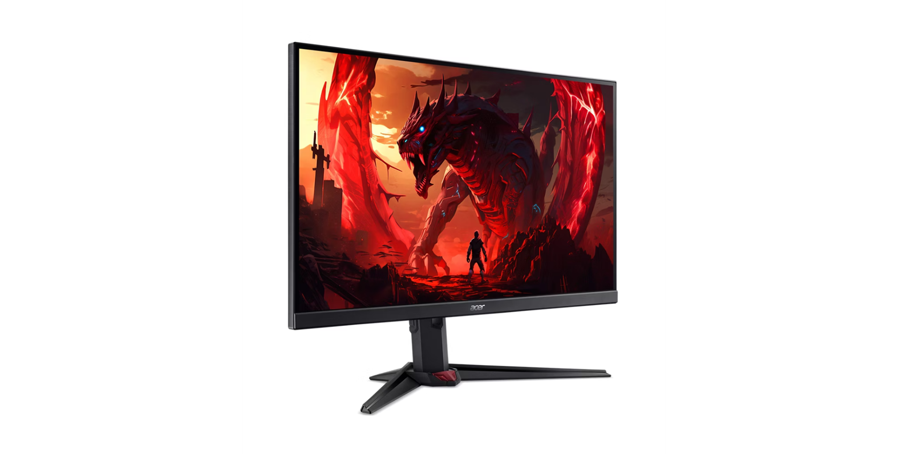 Angle. Acer - Nitro XV240Y - 23.8" Monitor 1920x1080 200Hz - Black.