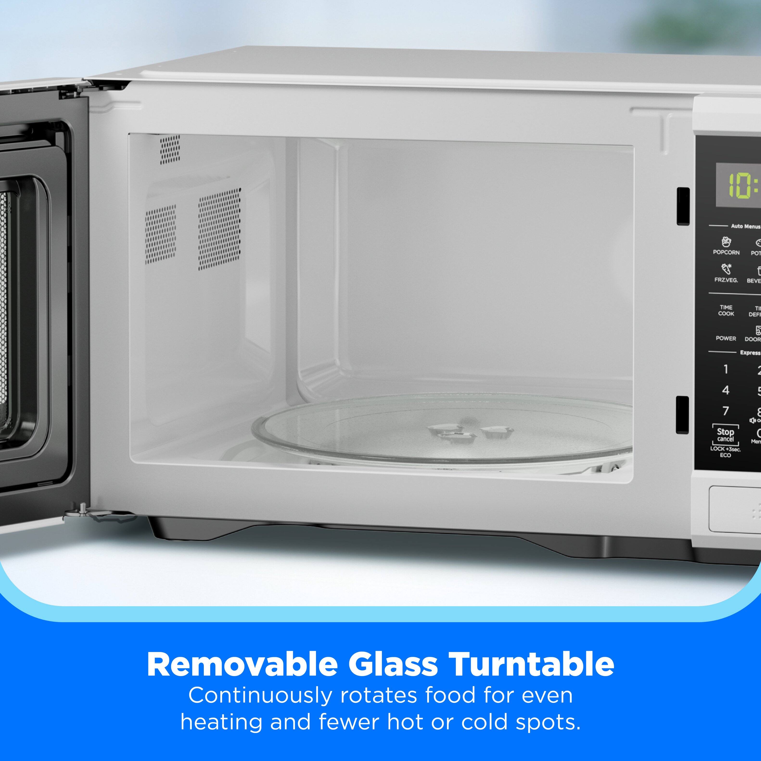Removable Glass Turntable  
Continuously rotates food for even heating and fewer hot or cold spots.