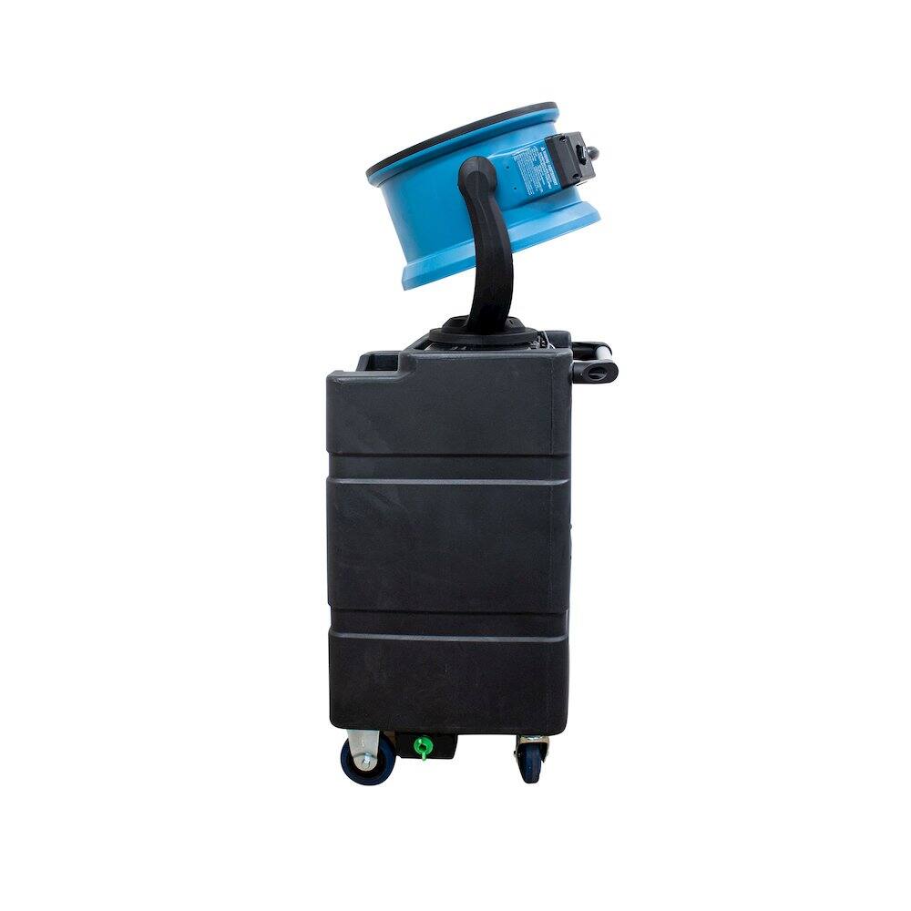 Alt View 1. XPOWER - Oscillating Portable 3 Speed Outdoor Cooling Misting Fan - Blue.