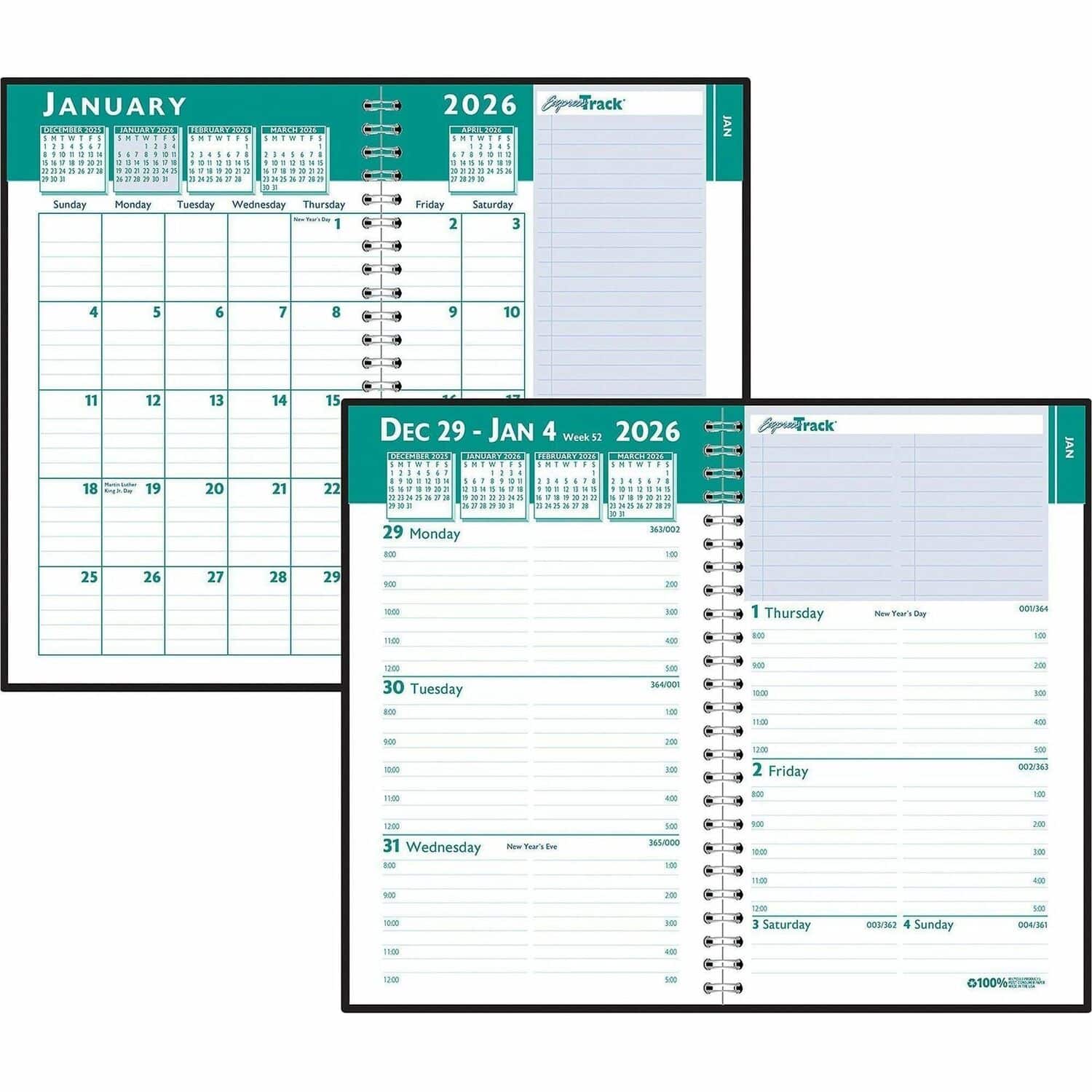 House of Doolittle - Express Track Weekly/Monthly Calendar Planner, Weekly, Monthly, 8 1/2 x 11