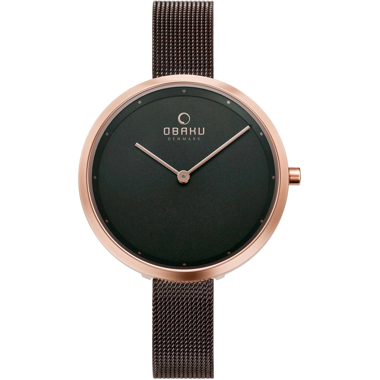 Obaku - Women's Classic Dial Watch - V227LXVNMN - Brown