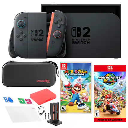 02 NINTENDO SWITCH + x Y A B
0D2 NINTENDO SWITCH GAME
UNILAN SWITCH MARIO Rabbids KINGDOM BATTLE
M D2 SUNSOM SWITCH MARIOKART WORLD
- ST CN f
- ORS - - - .
UBISOFT CoRc I E ESAE : - m DIGITAL DOWNLOAD