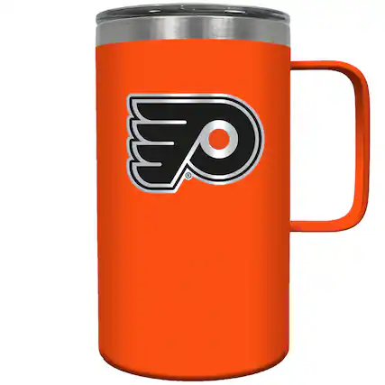 Front. Great American Products - Philadelphia Flyers 18oz. Hustle Travel Mug - Multicolor.