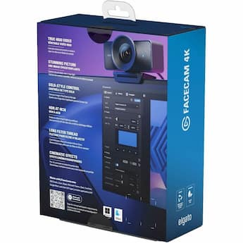 Elgato FaceCam Webcam 60 fps Black USB 3.0 Type C 4K 3840 x 2160 Elgato FaceCam Webcam 60 fps Black USB 3.0 Type C 4K 3840 x 2160