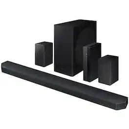 Samsung - 9.1.2-Channel Dolby Atmos Soundbar System HW-Q910D - Black