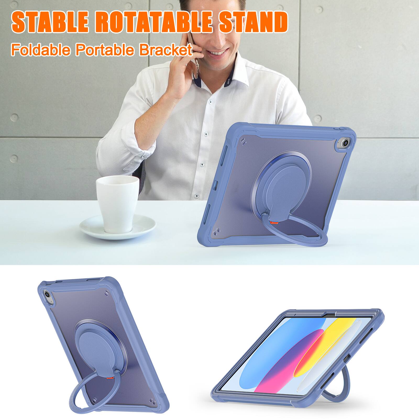 STABLE ROTATABLE STAND  
Foldable Portable Bracket