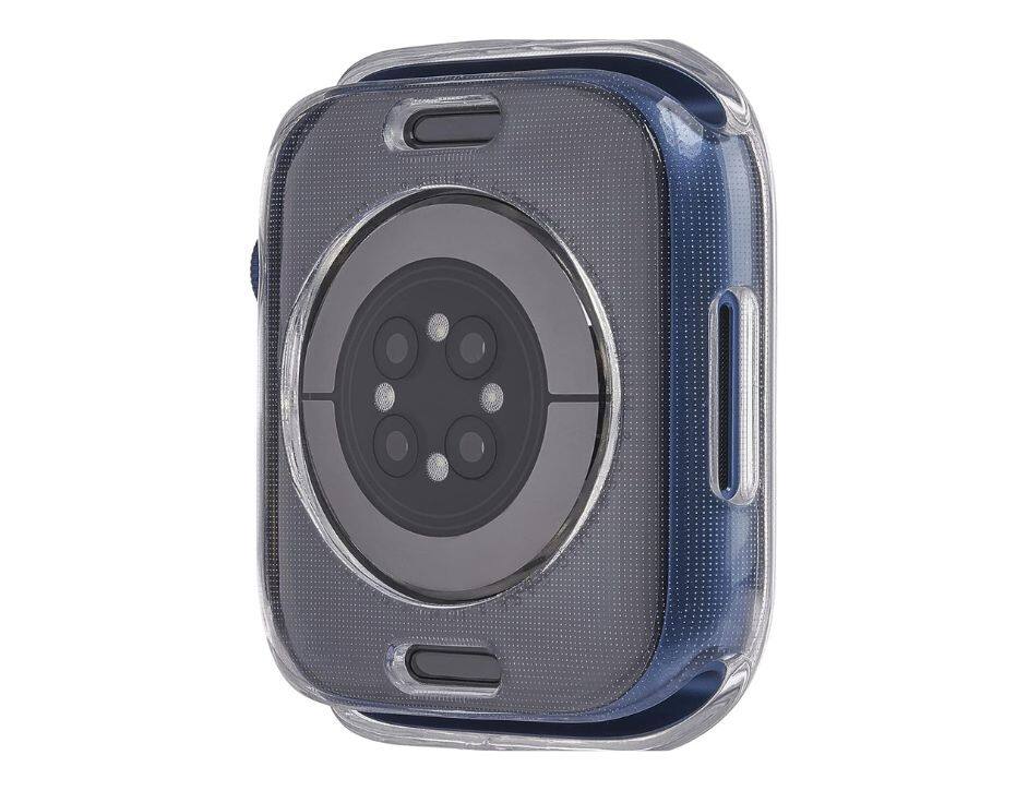 Back. Case-Mate - Case Mate Watch Bumper for Apple Watch Series 7 - Clear.