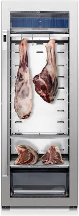 Ca'Lefort - Dry Age Fridge for Steaks, Dry Aging Fridge for Meat, Ribeye, Lamb & Ham, Holds 342 lb, (21.89 cu.ft) - Silver