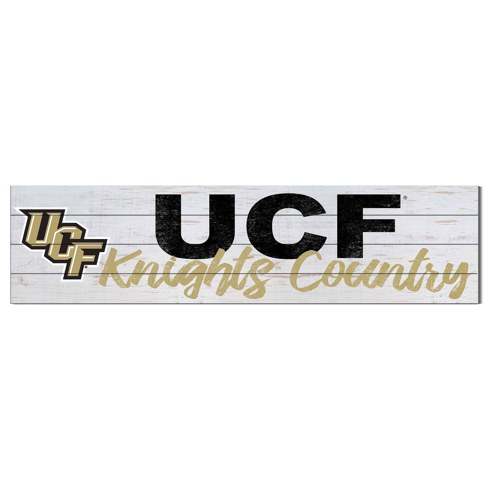 UCF Knights 10'' x 40'' Logo Sign