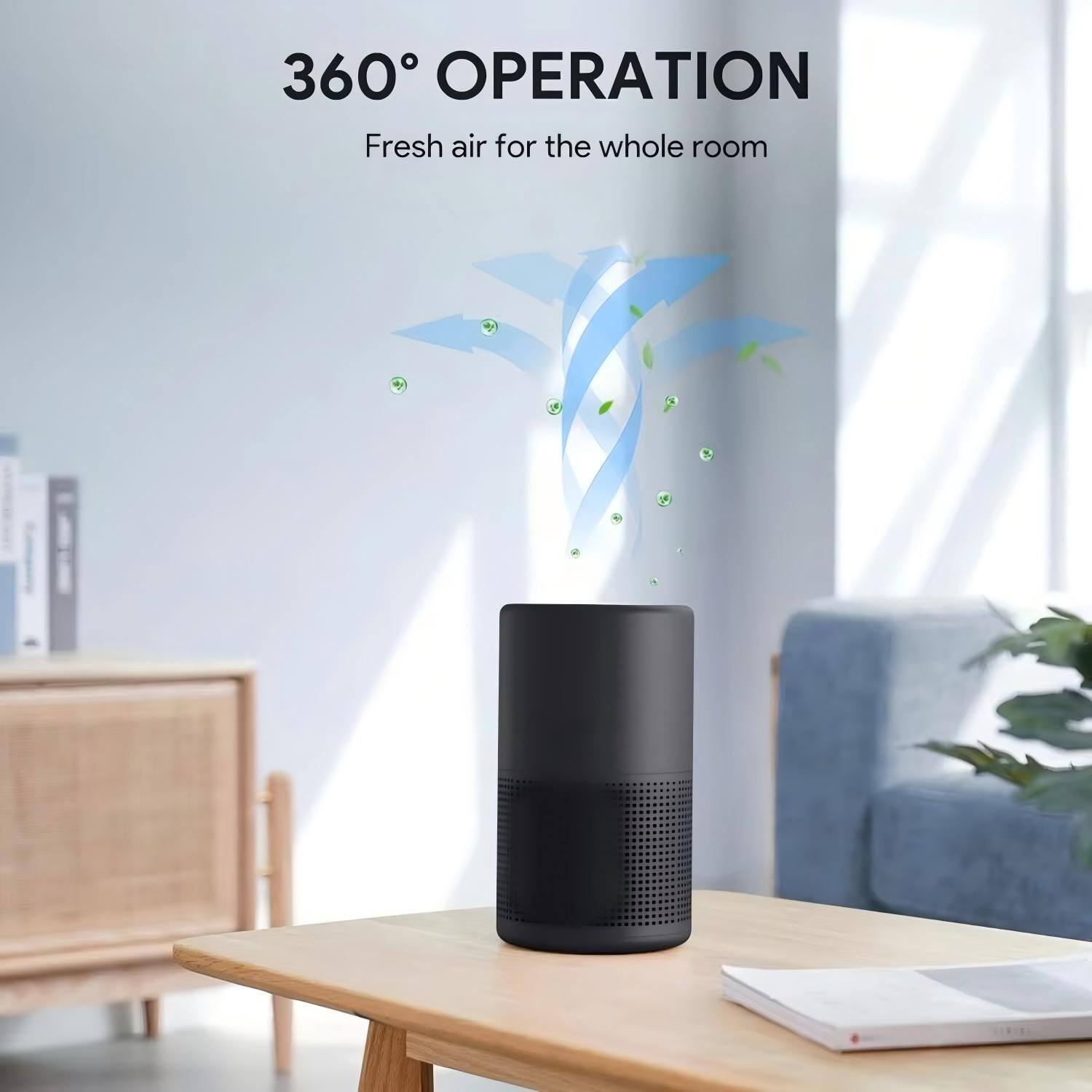 360° OPERATION  
Fresh air for the whole room