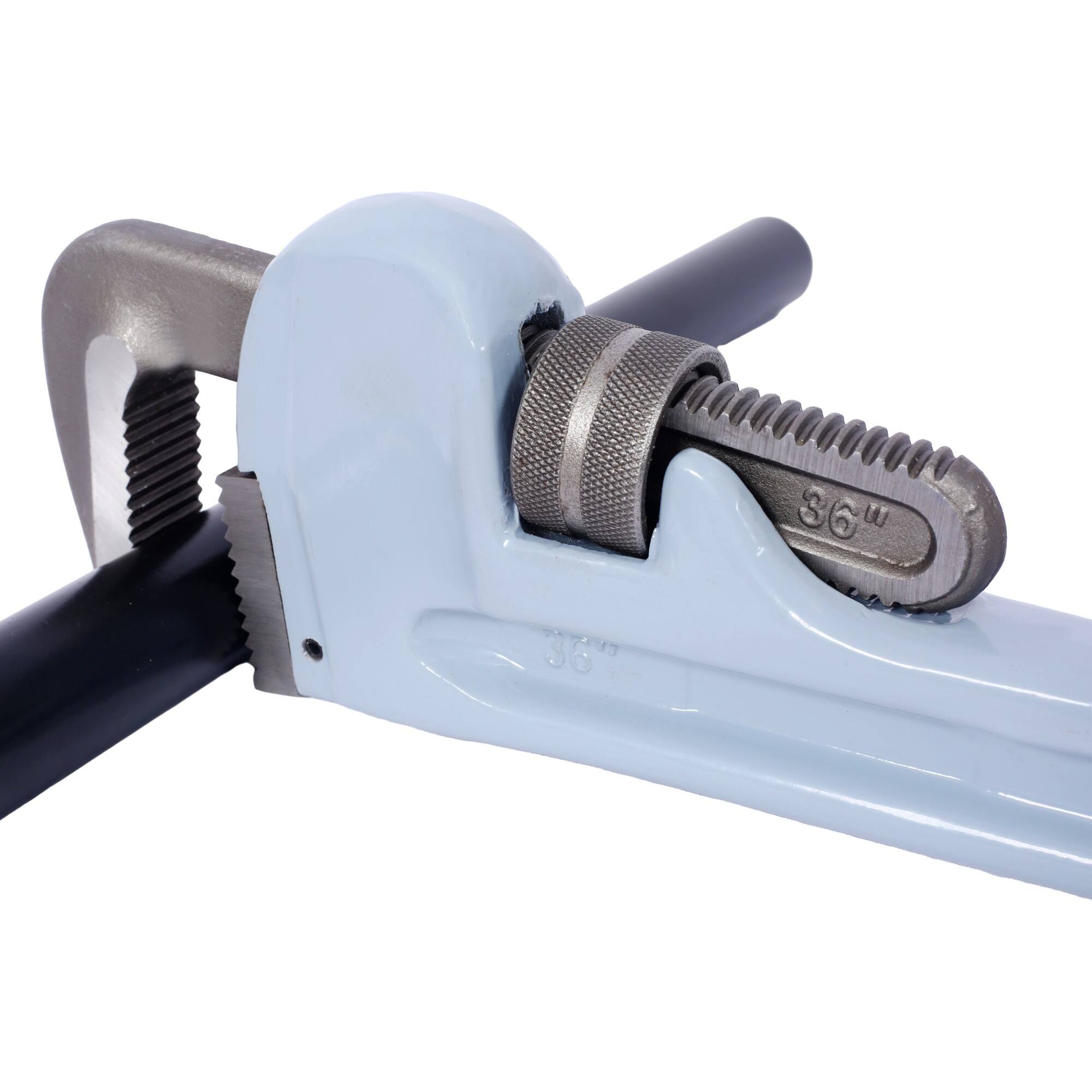 Alt View 4. Boyel Living - 4Pcs 8 10 14 24 in Straight Heavy Duty Adjustable Red Steel Pipe Wrench Sets.