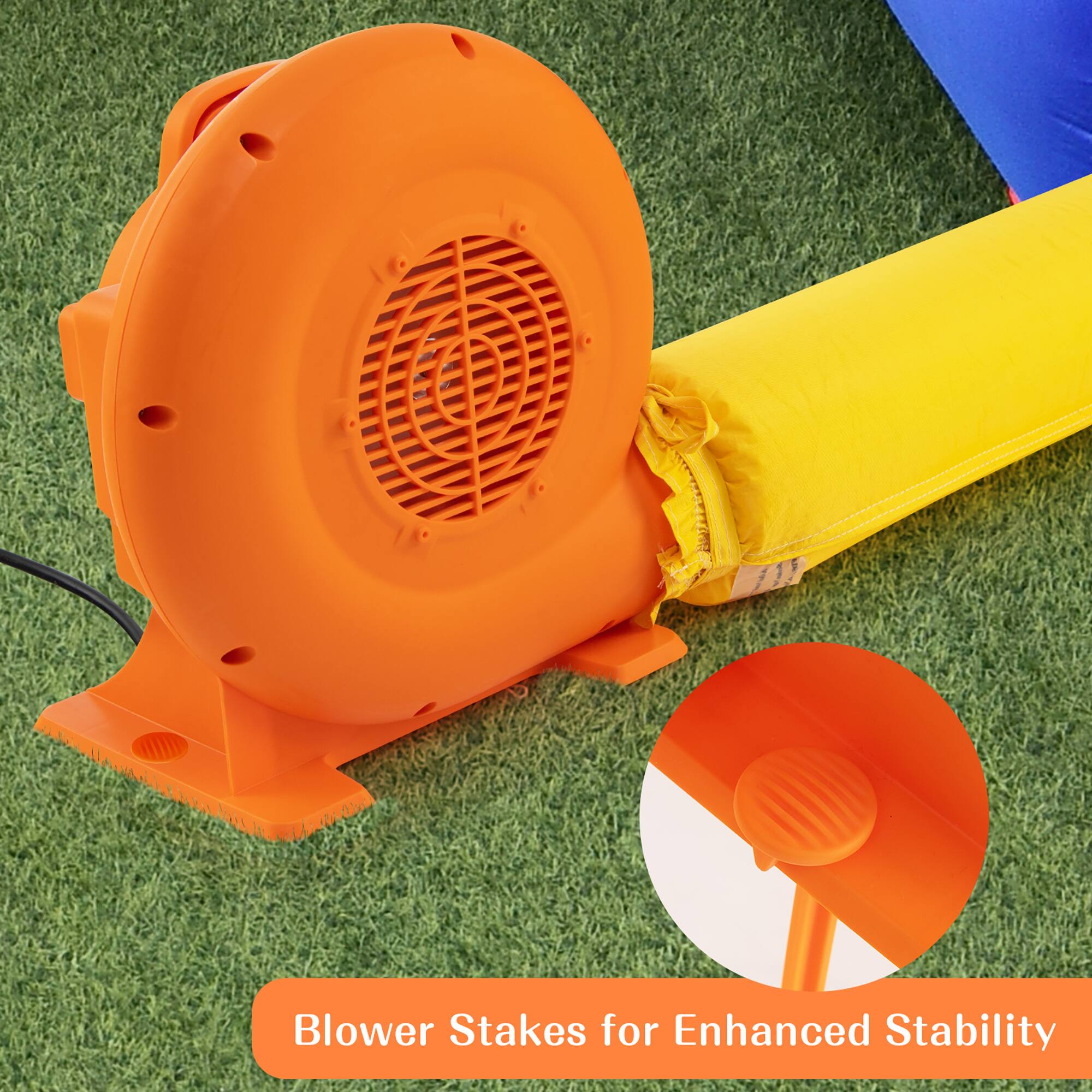 Blower Stakes for Enhanced Stability