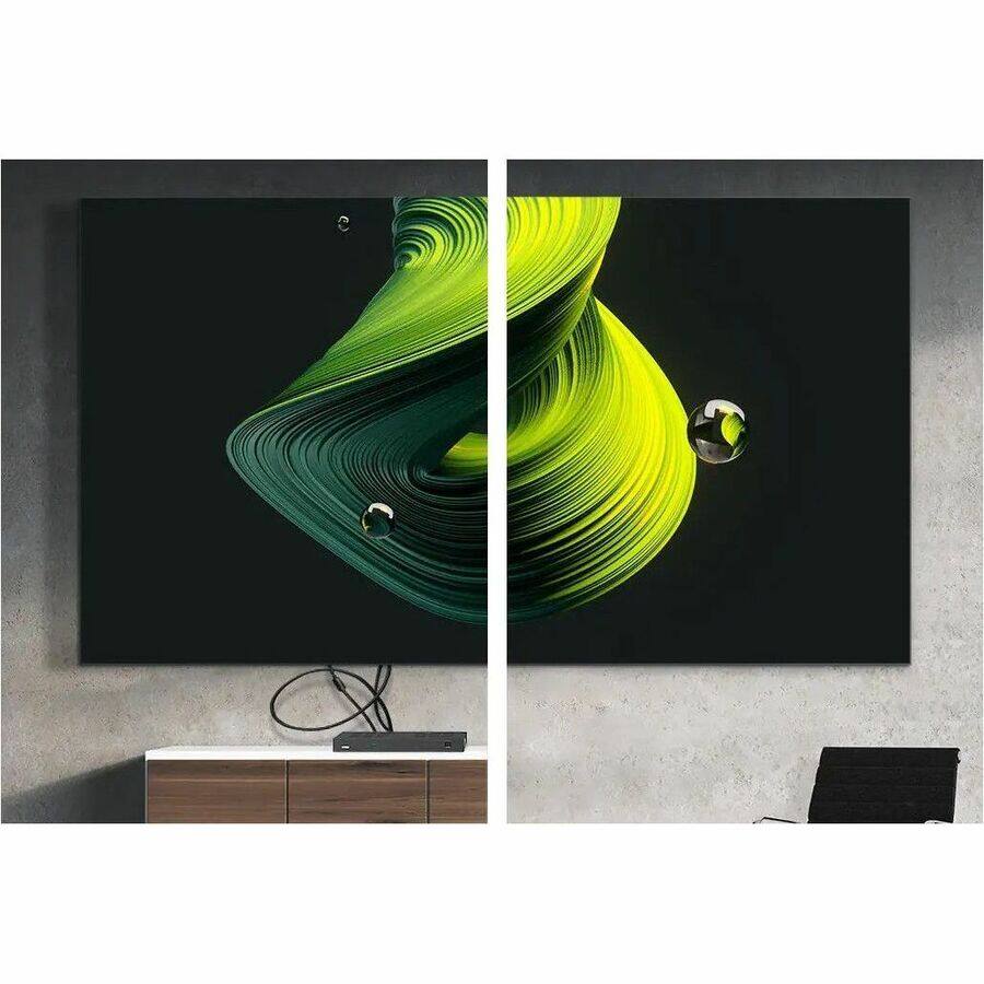 Alt View 4. Samsung - Samsung The Wall All-in-One 110" (2K) - 110" LCD - High Dynamic Range (HDR) - 3840 x 2160 - Direct View LED - 1400 Nit - Black.