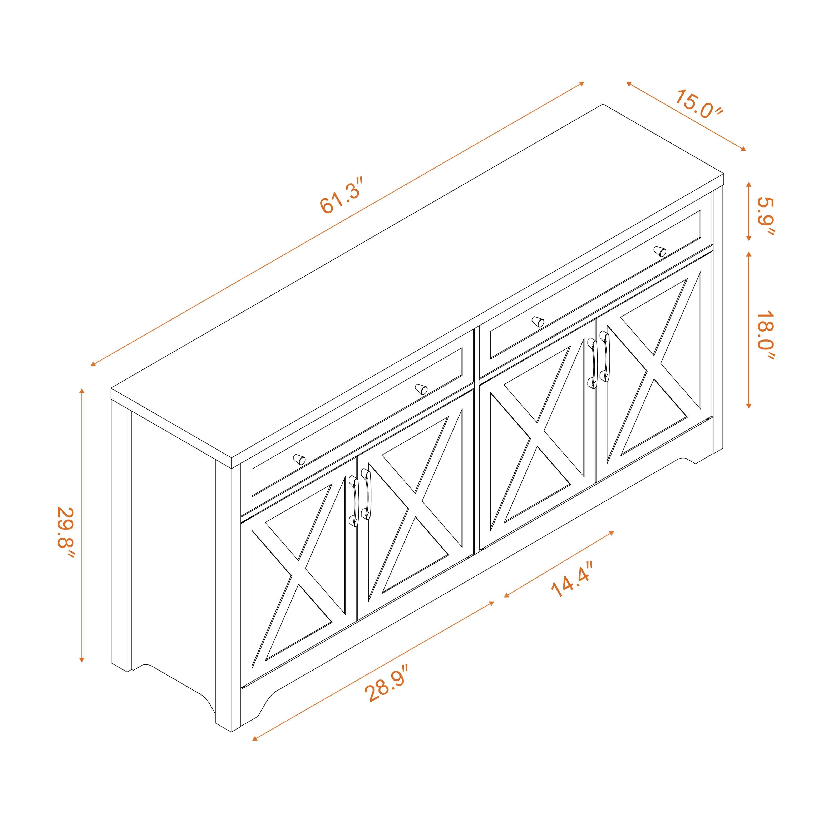 15.0"  
61.3"  
5.9"  
18.0"  
29.8"  
14.4"  
28.9"