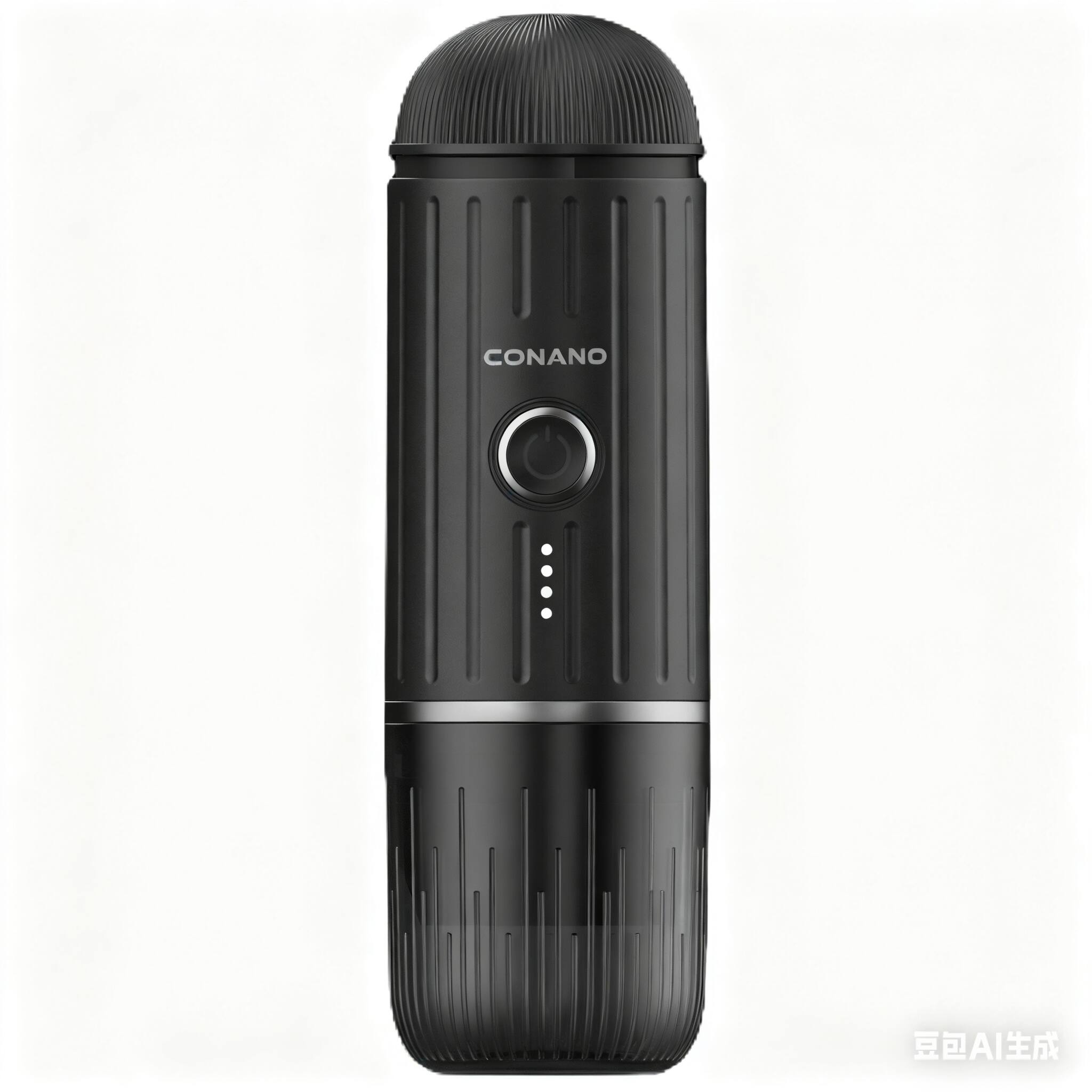 Front. Conano - Fast self-heating Portable Electric Espresso Coffee Maker, 2 IN 1 Extraction, Support Ground Coffee and Capsule - Grey.