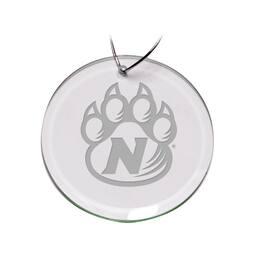Jardine - Northwest Missouri State Bearcats 3'' Glass Round Ornament - Multicolor