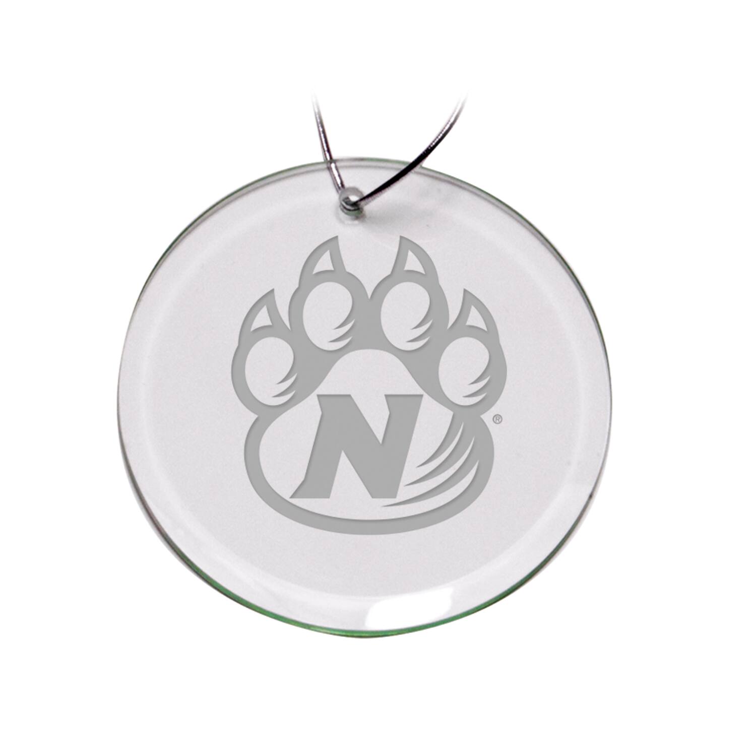 Front. Jardine - Northwest Missouri State Bearcats 3'' Glass Round Ornament - Multicolor.
