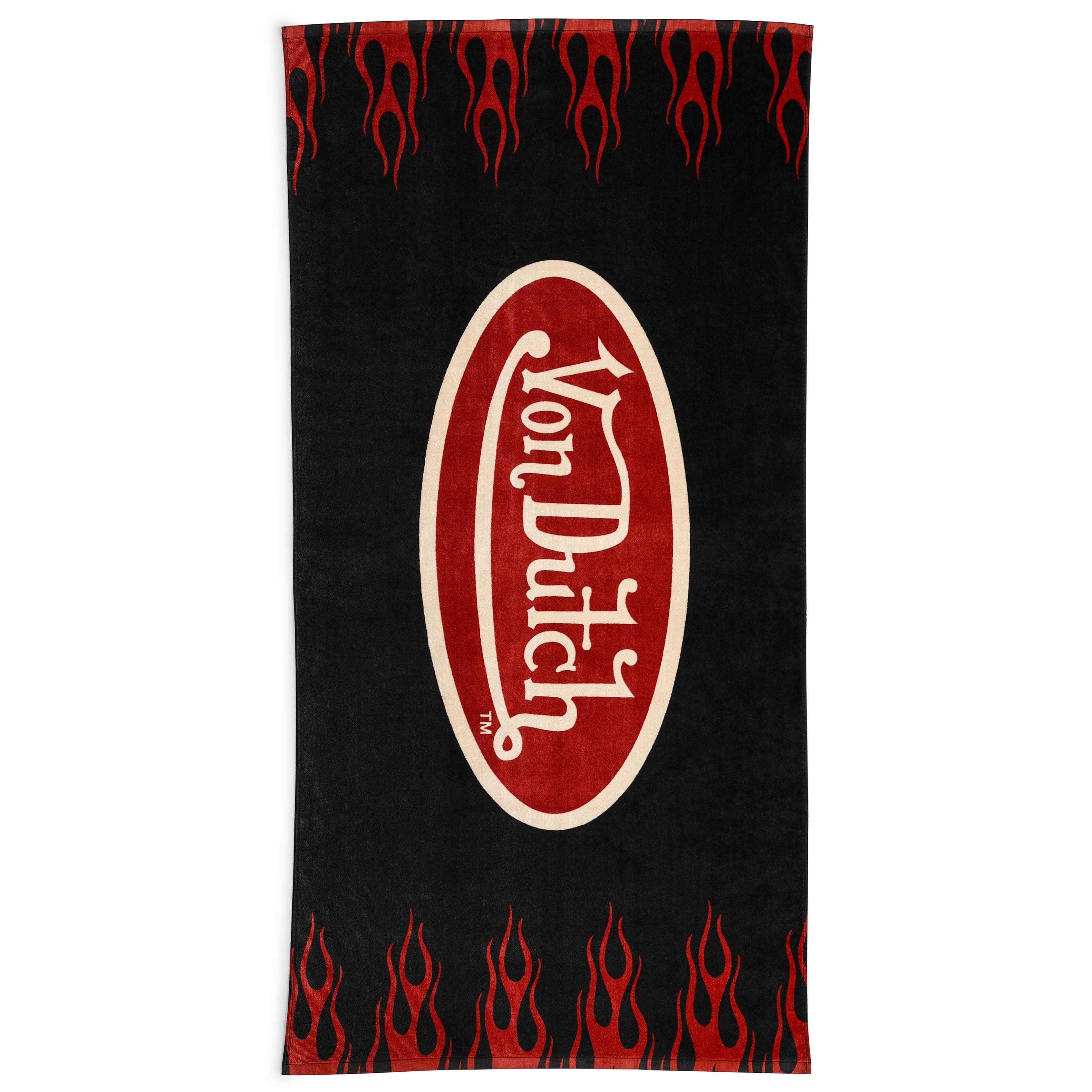 Von Dutch - Iconic Y2K 100% Cotton 30"x60" Beach Towel - Nitro