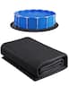 VEVOR - 15ft Round Pool Liner Pad, Pool Liner Pad for Above Ground Swimming Pools, Extra-Thick Pool Mat, Prevents Punctures - Black