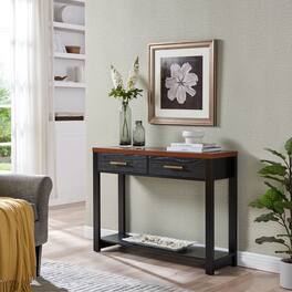 Kings Brand Furniture - Sendero Console Table - Black