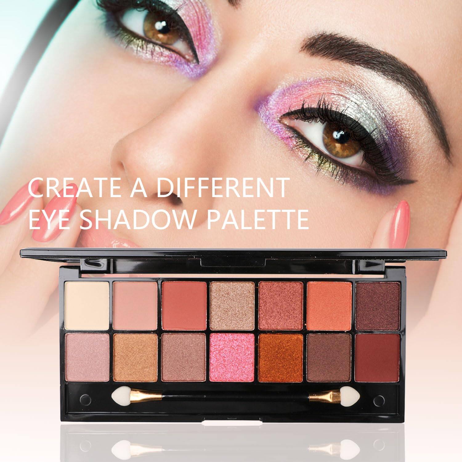 CREATE A DIFFERENT EYE SHADOW PALETTE