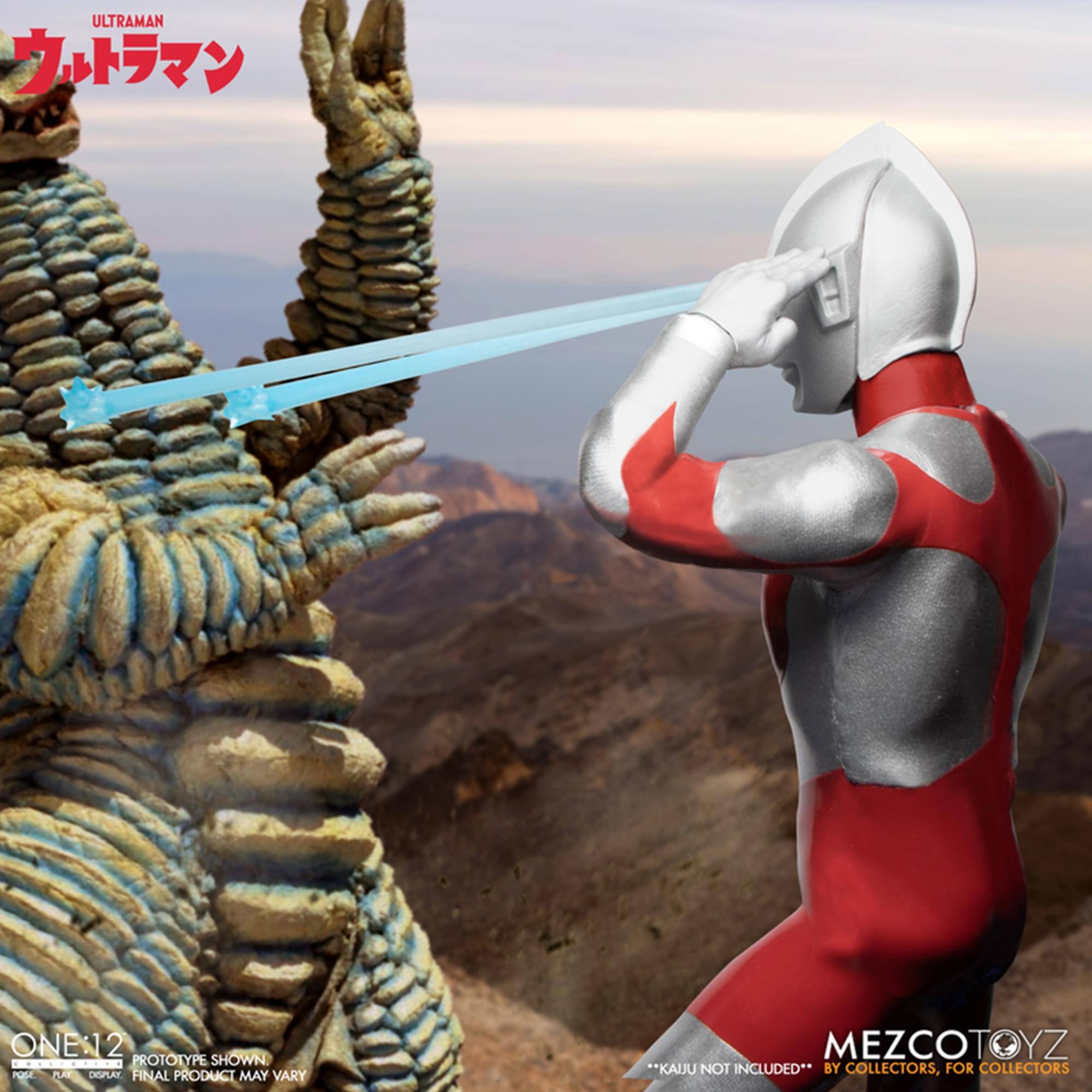 ULTRAMAN ONE:12 PROTOTYPE SHOWN PDC FLAY DIPLAT FINAL PRODUCT MAY VARY MEZCOTOYZ *KAUU NOT INCLUDED** BY COLLECTORS, FOR COLLECTORS