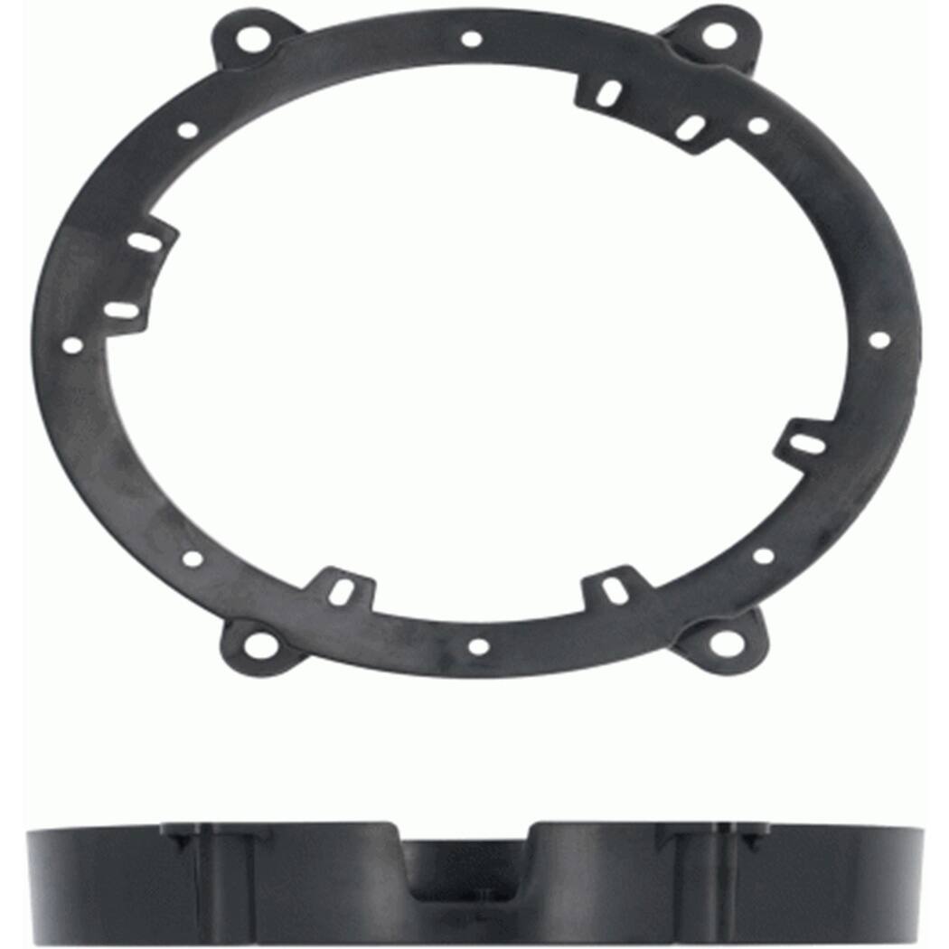 Alt View 12. Metra - Speaker Adapter Plate for Select Volvo 2016-2022 Vehicles (2-Pack) - Black.