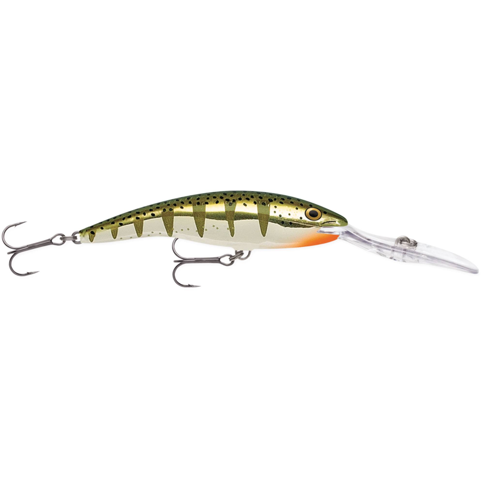Front. Rapala - Rapala Deep Tail Dancer 09 Fishing Lure, Flash Yellow Perch - Flash Yellow Perch.