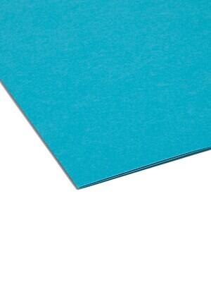 Alt View 3. Smead - Smead File Folder, 3 Tab, Letter Size, Teal, 100/Box (10291) - Teal.