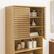 Alt View 2. Modway - Render Tall Bathroom Storage Cabinet by Modway - Oak.