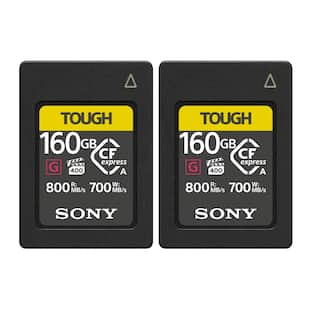 Sony CFexpress Type A 160GB Memory Card with Card Reader and 4 Sony CFexpress Type A 160GB Memory Card with Card Reader and 4
