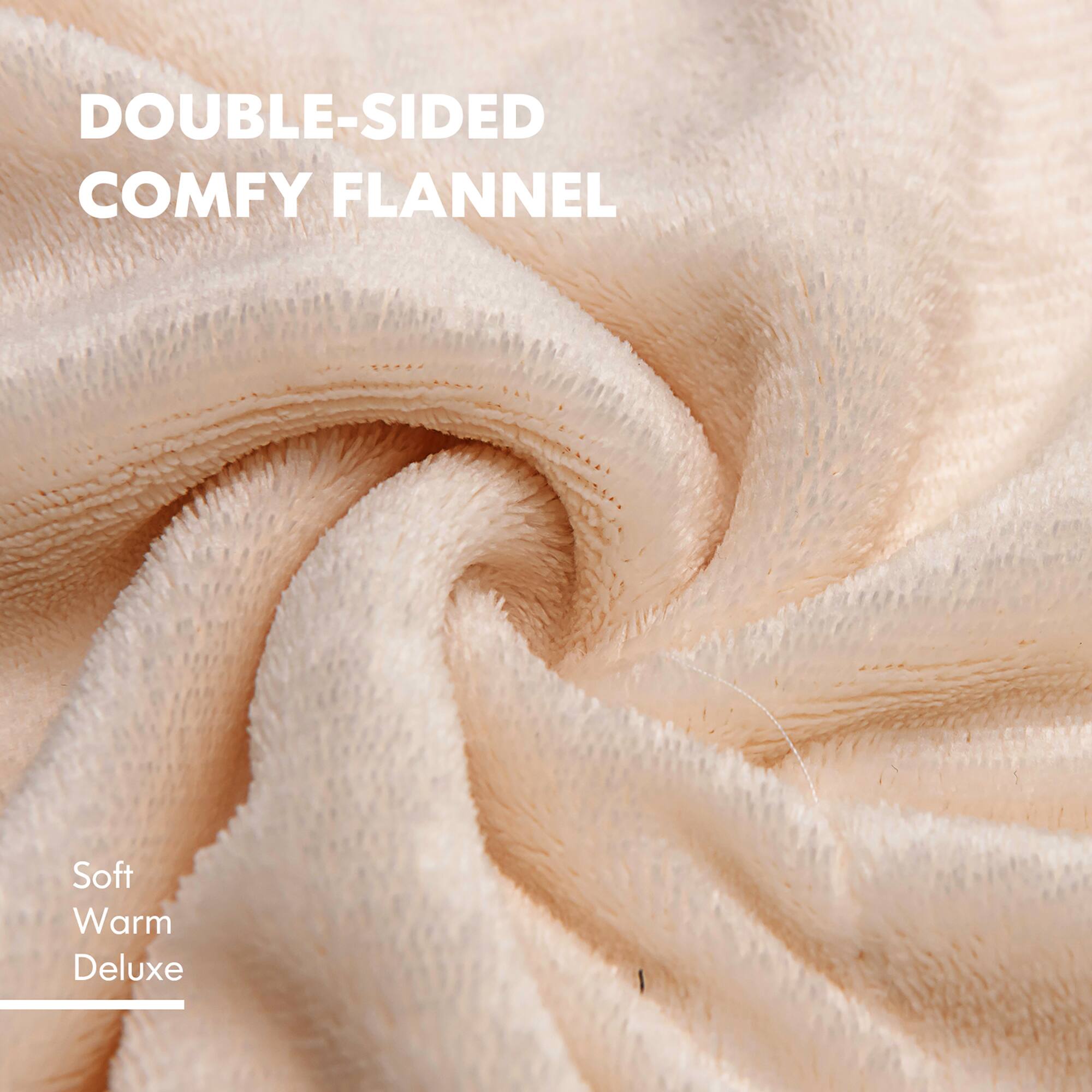 Double-sided comfy flannel is a soft, warm, and deluxe fabric.