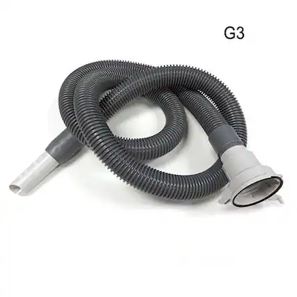 Front. Kirby - Kirby - 7-Foot Vacuum Hose for Kirby Vacuums - 223689S - Gray.