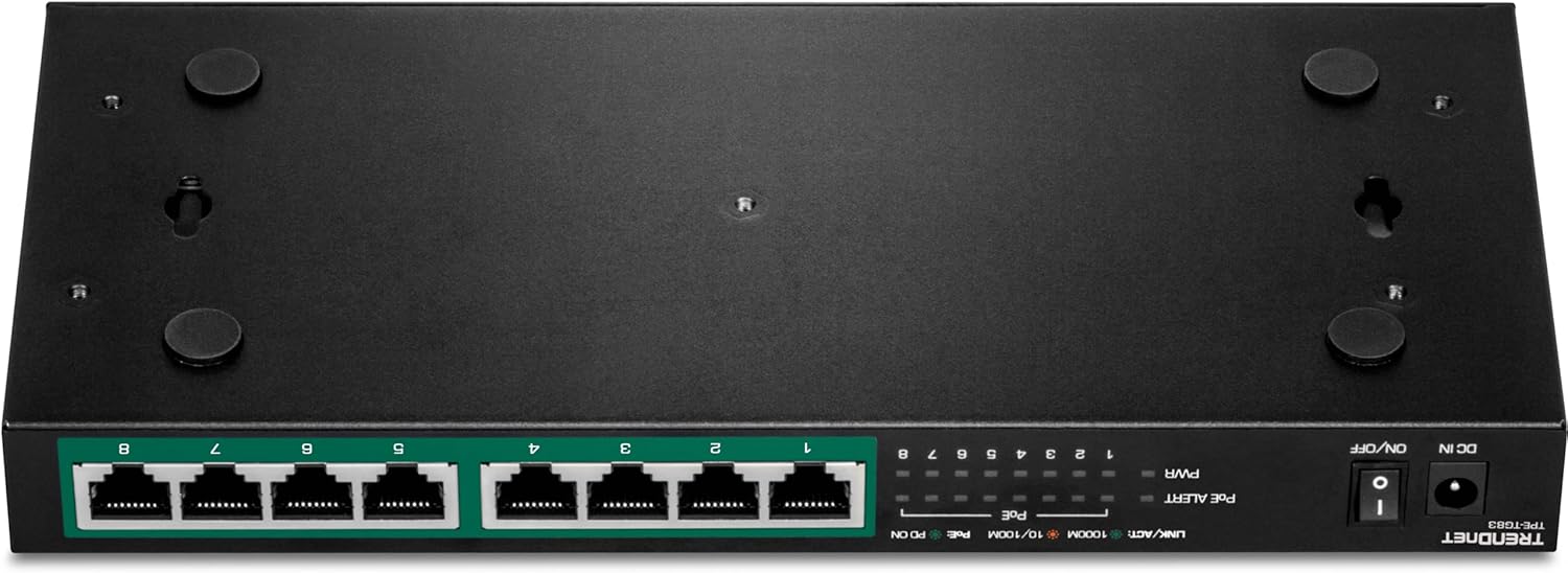 7 9 G 4 3 5 1  
L 9 5 4 3 5 1  
PWR ALERT  
PoE PoE  
NOOD  
10d  
10/100M 1000M LINK/ACT ON/OFF  
NI DC  
TP-TG3  
TRENDNET