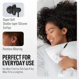 MOSZAR LLC - Wireless Bluetooth 5.4 Sleep Earbuds, Soft Lightweight, 25-Hr Playtime