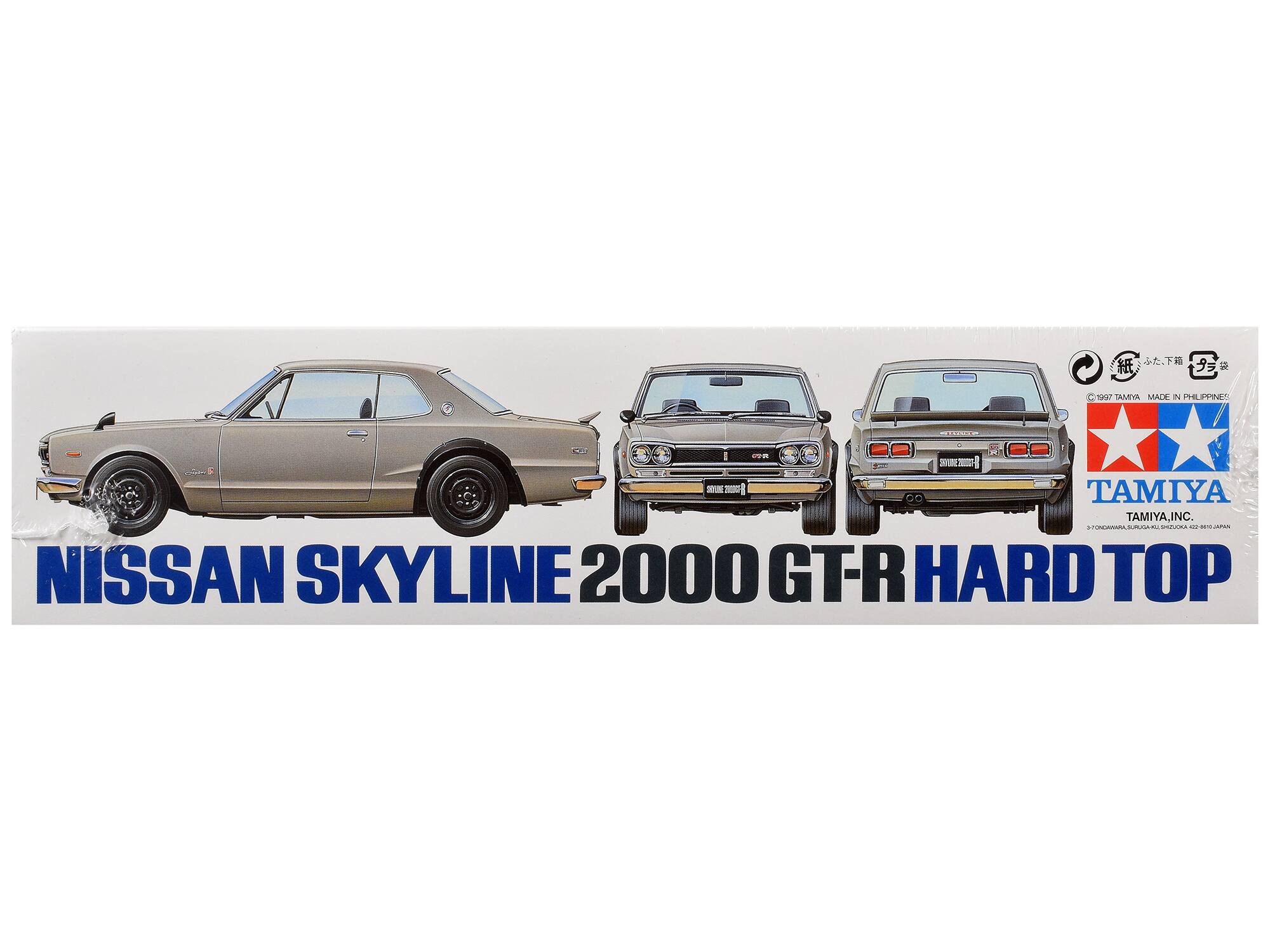 - TAMIYA MADE 1 N PHILIPPINES
SECOLO
orn
DAVUNE TAMIA, INC. 17 - FOLLOW ED - SPAN NISSAN SKYLINE 2000 GT-R HARD TOP
